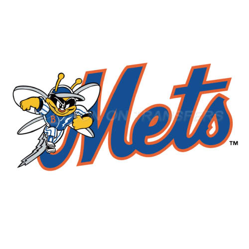 Binghamton Mets Iron-on Stickers (Heat Transfers)NO.7825
